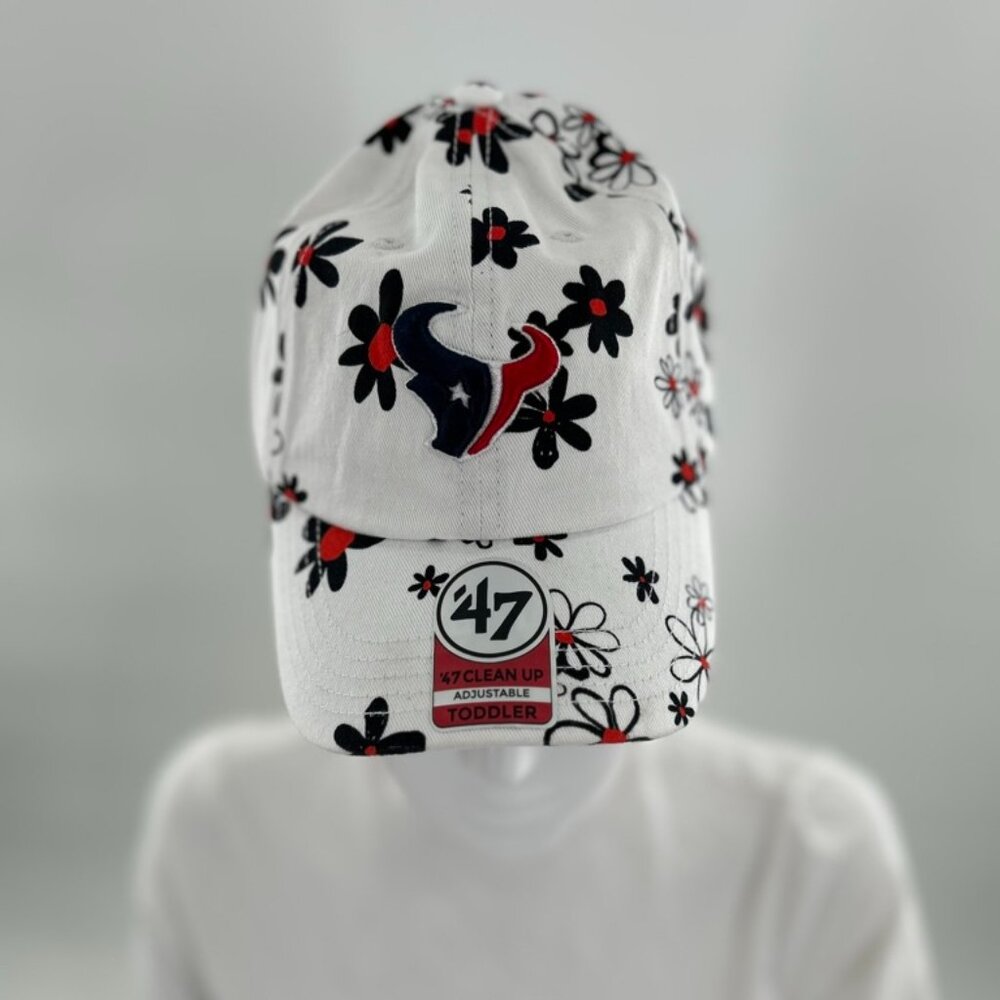 NWT Houston Texans‎ '47 Girls Toddler Daisy Delight Clean Up Adjustable Hat